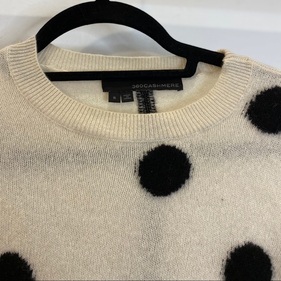360 Cashmere polka dot sweater - Picture 2 of 3